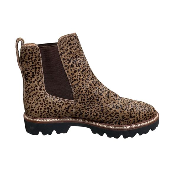 Madewell The Citywalk Lugsole Chelsea Boot Real Calf Hair Leather Womens Size 7 - Picture 3 of 9